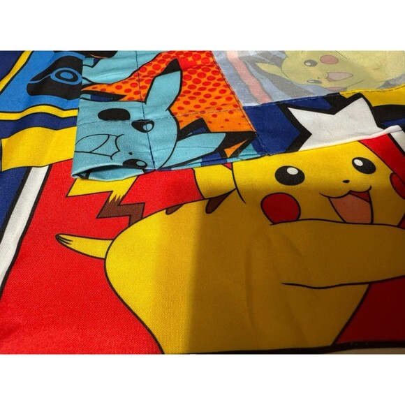 Pokemon Kids Room 2 Window Curtains Drapes Set Each Panel 40X65 - Picture 9 of 11